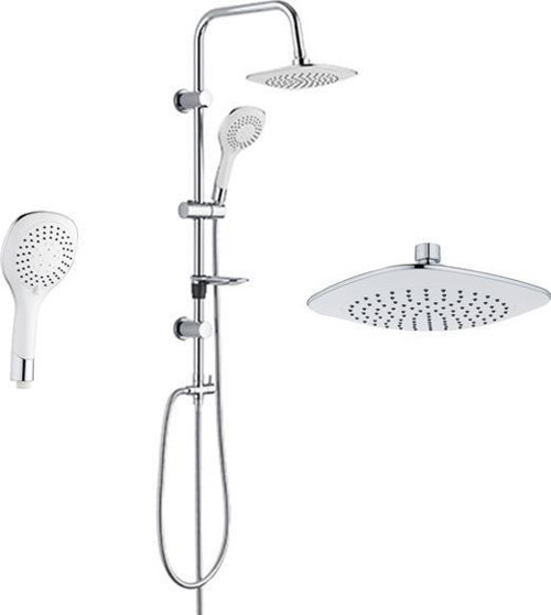 Rain Bianco Sürgülü Banyo Duş Takımı Seti 5+1 Fonksiyonlu