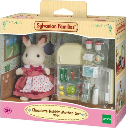 5014 Sylvanian Families, Çikolata Kulaklı Tavşan Anne Ve Buzdolabı, +3 Yaş