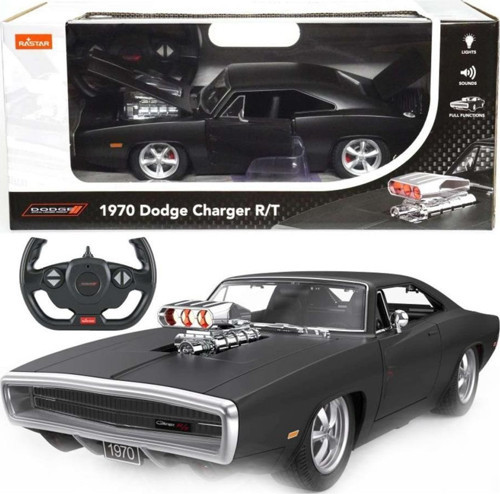 99010 1970 Dodge Charger R/T Sesli Ve Işıklı Uzaktan Kumandalı Araba -Sunman