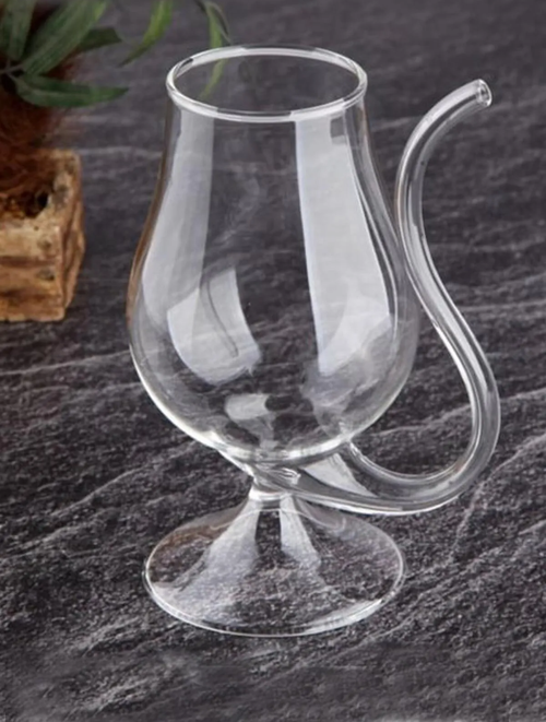 Borosilikat Cam Pipetli Bardak Kupa 300 Ml Royaleks-10197
