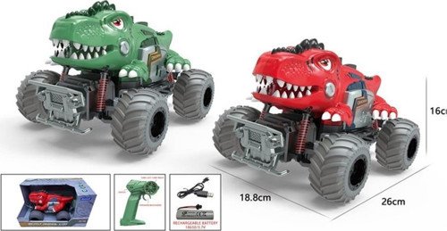 Yd898-Mt1892 Uzaktan Kumandalı Full Fonksiyon 2.4G Süspansiyonlu Dinozor Araba