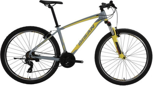 Mtx 7100 V Gri Sarı 27,5 Jant 21" 53 cm 21 Vites Dağ Bisikleti