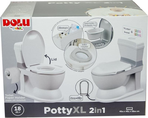 7174 Lazımlık Xl 2 İn1 Gri - Dolu Oyuncak