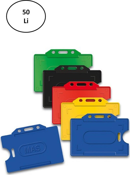 3522 Plastik Kart Muhafaza- Dikey-54X86-Yeşil 50Li
