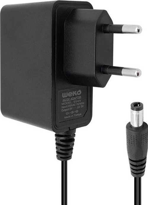5 Volt - 2 Amper -10 Watt 5.5*2.5 Uçlu Plastik Kasa Priz Tip Adaptör Kutulu Yerli Üretim