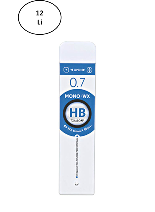 Tombow Mono-Wx Profesyonel Uç 0.7Mm 40'Lı Tüp Hb 12'Li
