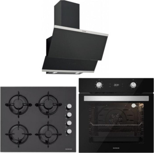 Bo6504B01 - Cs5349B01 - 3420 Classy 60 Siyah Cam Ankastre Set
