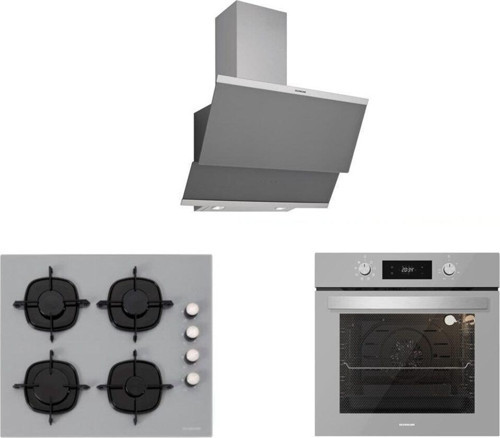 Gri Cam Ankastre Set (3420 Classy 60+Cs5335S01+Bo6504S01) -Gri-Set-Paket