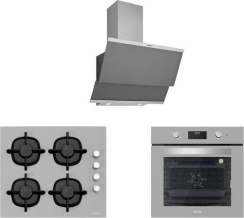 Gri Cam Ankastre Set (3420 Classy 60+Cs5343S01+Bo6502S02)