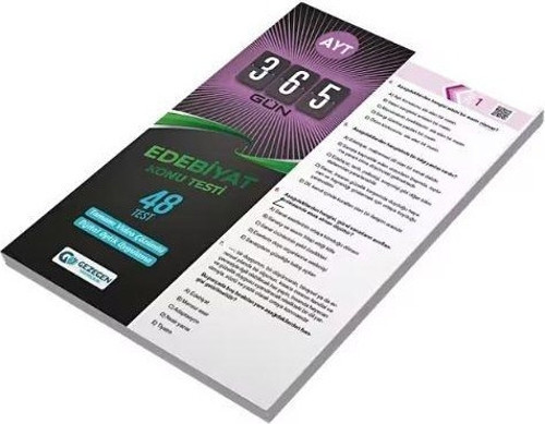 AYT 365 Gün Türk Dili Ve Edebiyatı Yaprak Test Gezegen Yayınları