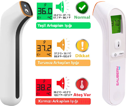 Baby BNT9602 Temassız Vücut ve Alından Ateş Ölçer - Termometre