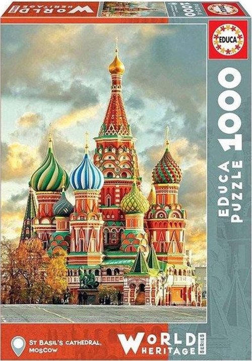 17998 St Basil's Cathedral Moscow 1000 Parça Puzzle