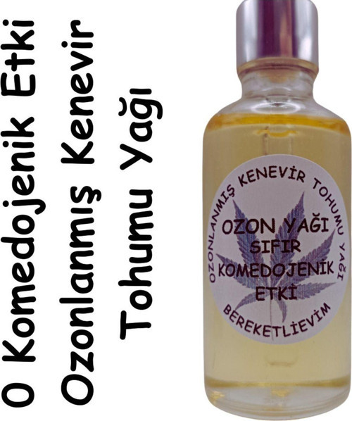 Ozon Yağı 50 Ml, Ozonlanmış Kenevir Tohumu Yağı, Cilt Serumu