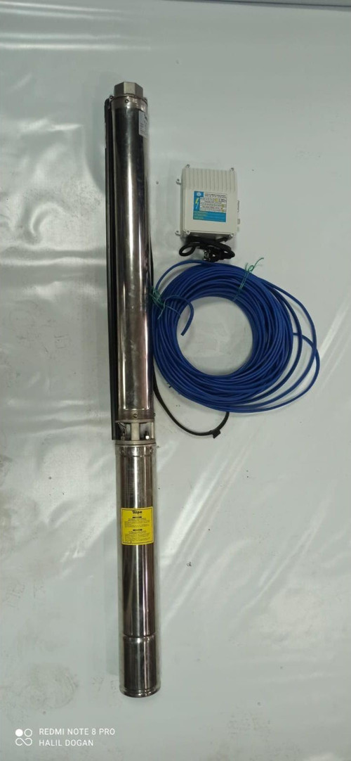 Impo Sk 409/14 Krom Başlıklı Derin Kuyu 3 Hp Monofaze Motorlu 45 mt Kablolu Panolu Dalgıç Pompa