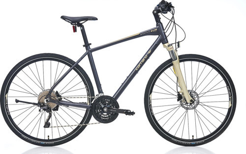 Sportive 230 HD Fren Deore 30 Vites 28 Jant Şehir Bisikleti Koyu Gri Bronz 46 Kadro