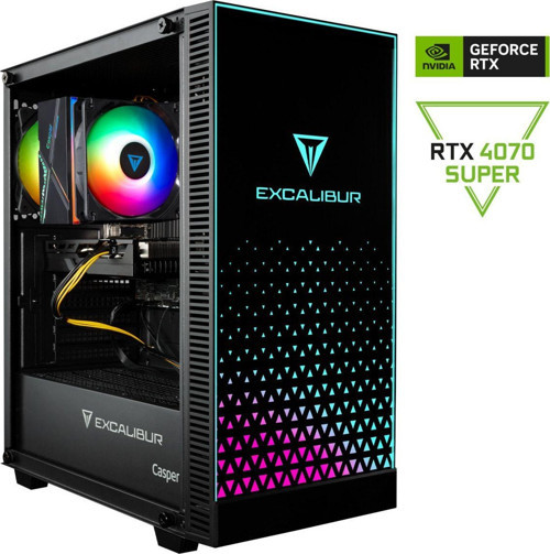 Excalibur E65H.124F-Bf70X-0Hg Intel Core İ5-12400F 16Gb Ram 1Tb Nvme Ssd Rtx4070 Super Dos Gamıng