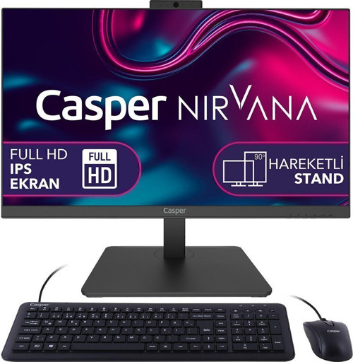 Nirvana A60.1215-Bv00P-V Intel Core İ3-1215U 16Gb Ram 500Gb Nvme Ssd W11 All In One