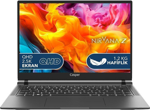 Nirvana Z100 i7-1355U 16GB LPDDR5 500GB SSD 14" Freedos Oniks Siyah Laptop Z100.1355-BV00X-S-Q