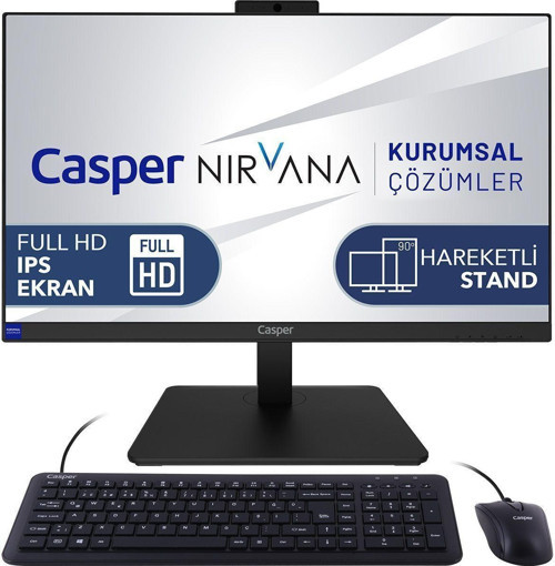 Nirvana A70.5700-Ex00R-V-T Ryzen 7-5700U 64 Gb Ram 2Tb Nvme Ssd W11P Dokunmatik Ekran All İn One