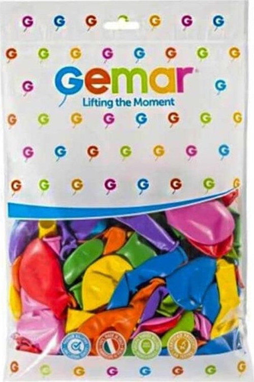 G-90-080 14A Gemar Karışık Renk Balon 100 Adet -Dinamik Oyuncak