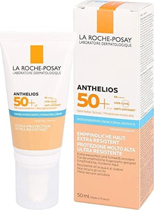 La Roche-Posay Anthelıos Ultra Hydrating Tinted Cream Spf 50+ Hassas Ciltler Için Renkli Gü