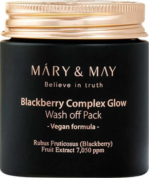 Mary and May Blackburry Complex Glow Wash off Pack Nemlendirici ve Aydınlatıcı Cilt Bakım Maskesi 12