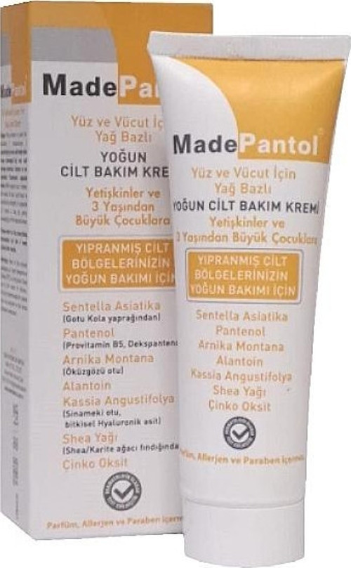 Madepantol Yağ Bazlı Yoğun Cilt Bakım Kremi 50ml