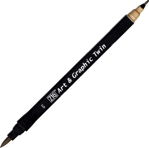 ZIG ART-GRAPHIC TWIN TUT-80 075 BRICK BEIGE - (6 Adet)