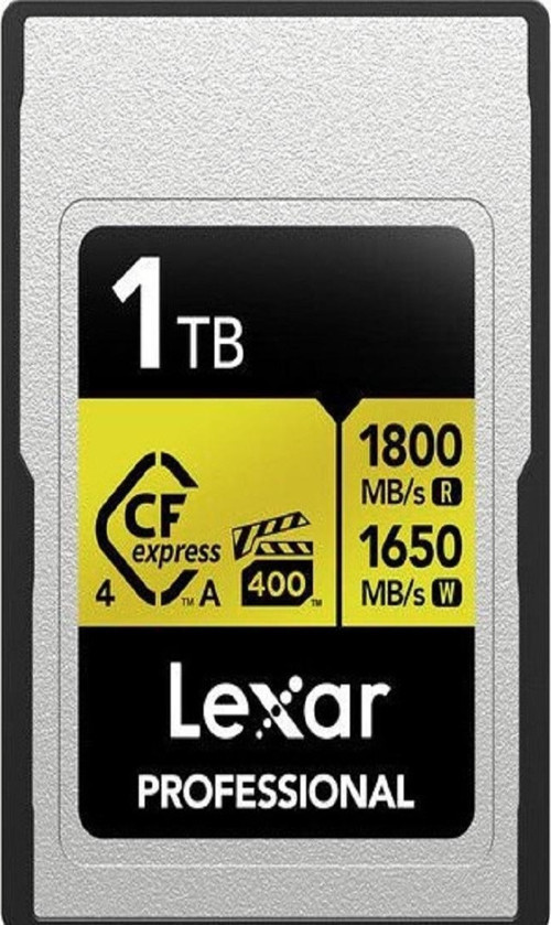 Lexar 1TB Professional GOLD CFexpress 4.0 Type A Hafıza Kartı 2