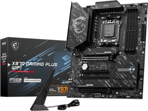 Msi X870 Gaming Plus Wifi Am5 Ddr5 8200Mhz(Oc) 3X M.2 Usb4 Hdmi 5G Lan Wifi 7 Rgb Atx