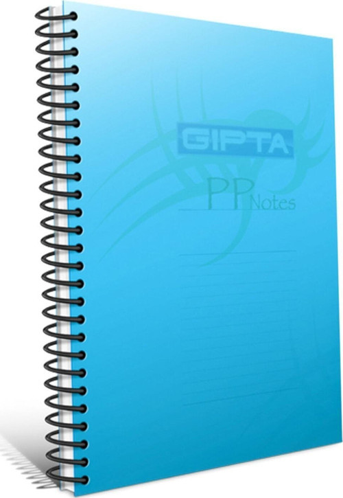 A4 Spiralli Eko Plastik Kapak Çizgili 100 Yaprak 3-2032000-2012 Defter