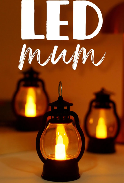 Led Mum Mini Kamp Tipi 3 Adet Pil Dahil Dumansız Alev Ledli Dekor Işığı SİYAH PT430