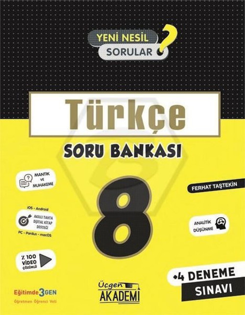 8.Sınıf LGS Türkçe Soru Bankası