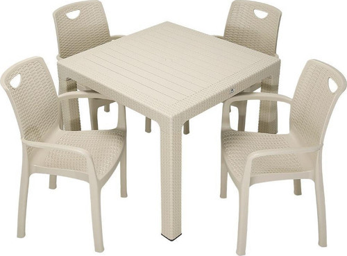 Elit Rattan 90x90 Zeugma Koltuk Masa Takımı ÇÖLBEJİ