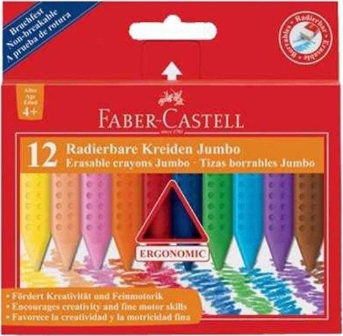 Grip Jumbo Wax 12 Renk Crayon Pastel Boya