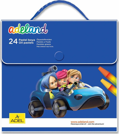 24 Renk Çantalı Pastel Boya 824100