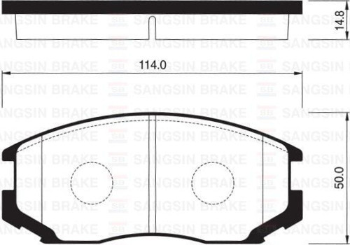 ÖN FREN BALATA DAIHATSU TERIOS 1.3L HCEJ K3-VE J100. J102 97-05