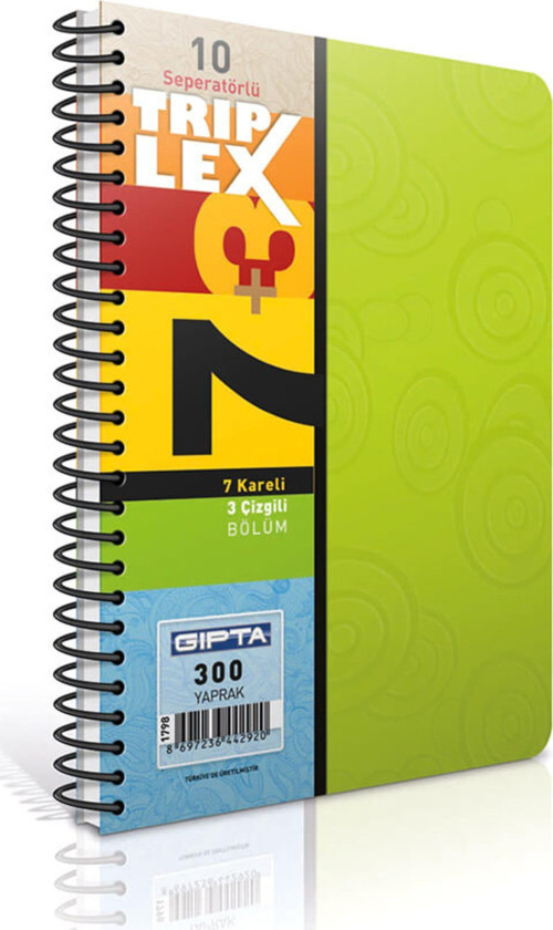 Trıplex A4 270 Yp 6+3 Ayr.Defter Spr.Pp.1797