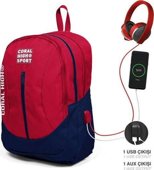 Sport Sırt Çanta (Usb+Aux Soketli) 23447
