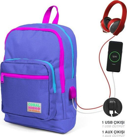 Sırt Çanta (Usb+Aux Soketli) 23803