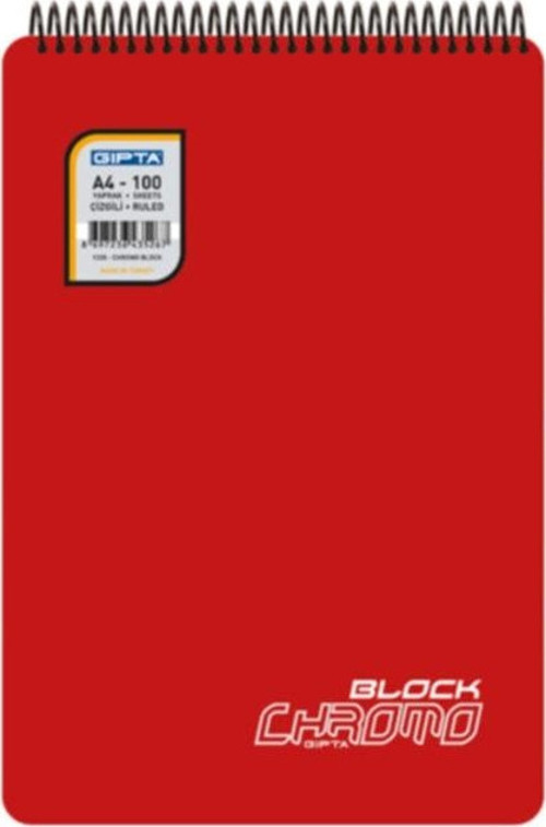 3368 Chromo Block Sp.Pp Kpk.Bloknot A5 80Yp. Çizgili