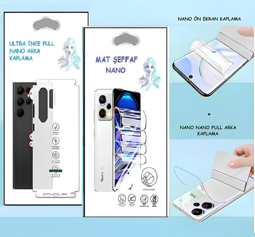 Meızu PRO 7 PLUS - NANO Ekran Koruyucu MAT Şeffaf + NANO Arka Kaplama SET Ultra İnce Esnek