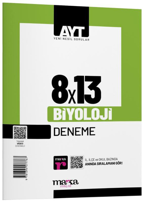 2025 AYT Biyoloji 8 Deneme Tamamı Video Çözümlü