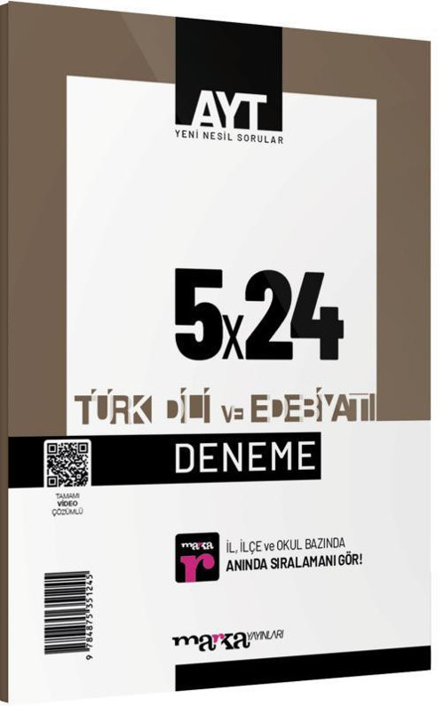 2025 AYT Türk Dili ve Edebiyatı 5 Deneme Tamamı Video Çözümlü