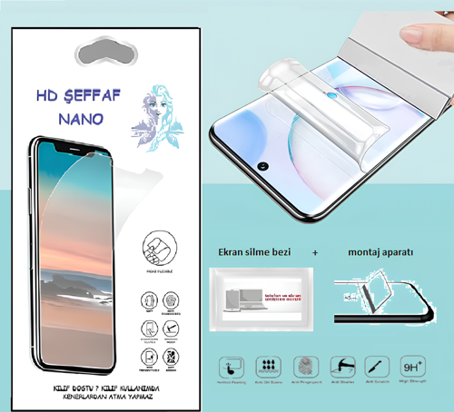 Samsung Galaxy A34 Nano Ekran Koruyucu İnce Esnek Hd Şeffaf