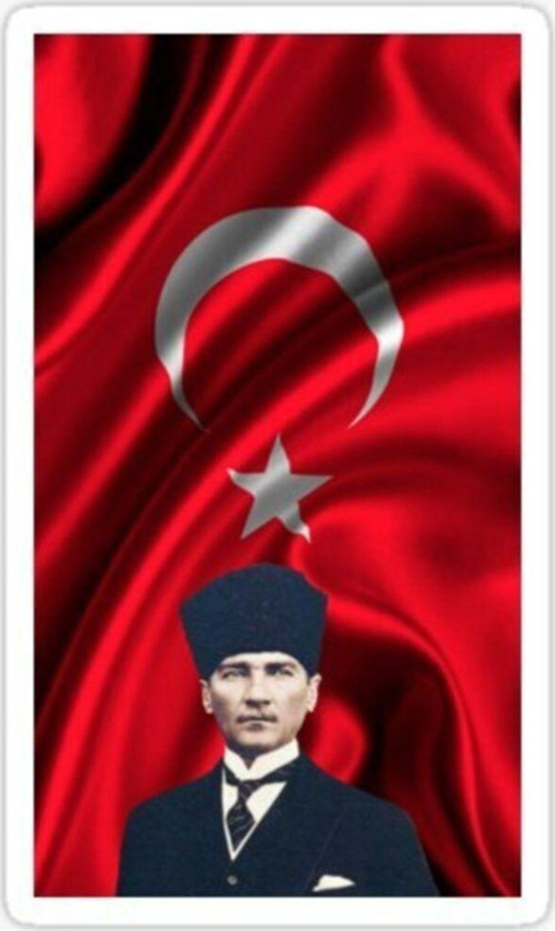 16 cm Gazi Mustafa Kemal Atatürk Araba Sticker Yapıştırma