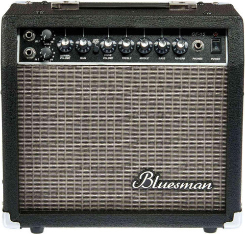sman GF-15 Elektro Gitar Amfisi - Çift Giriş + Reverb