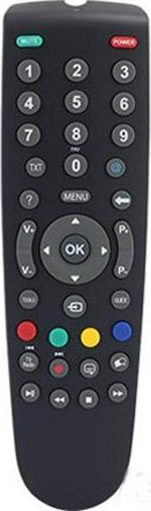 KL ARÇELİK-BEKO-GRUNDIG DSR-8200 BK1187R LCD LED TV KUMANDASI (33221LE AYNI)