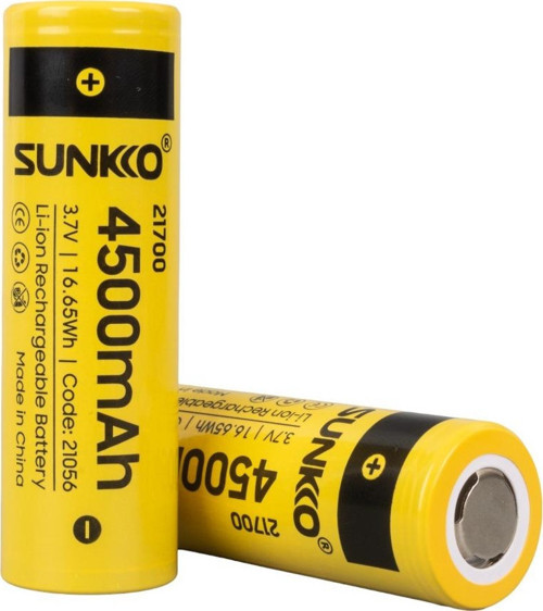 3.7 Volt 4500 Mah 21700 Şarj Edilebilir Pil 2 Adet Lityum İon Şarjlı Pil 21x70mm