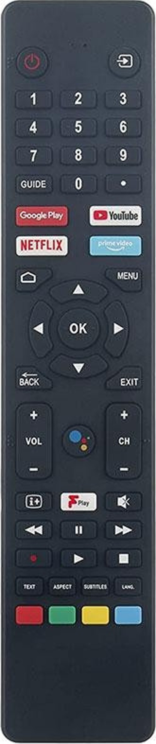 Weko Kl Jvc RM-C3250 Netflıx Prıme Vıdeo Google Play Youtube Tuşlu Lcd Led Tv Kumandası